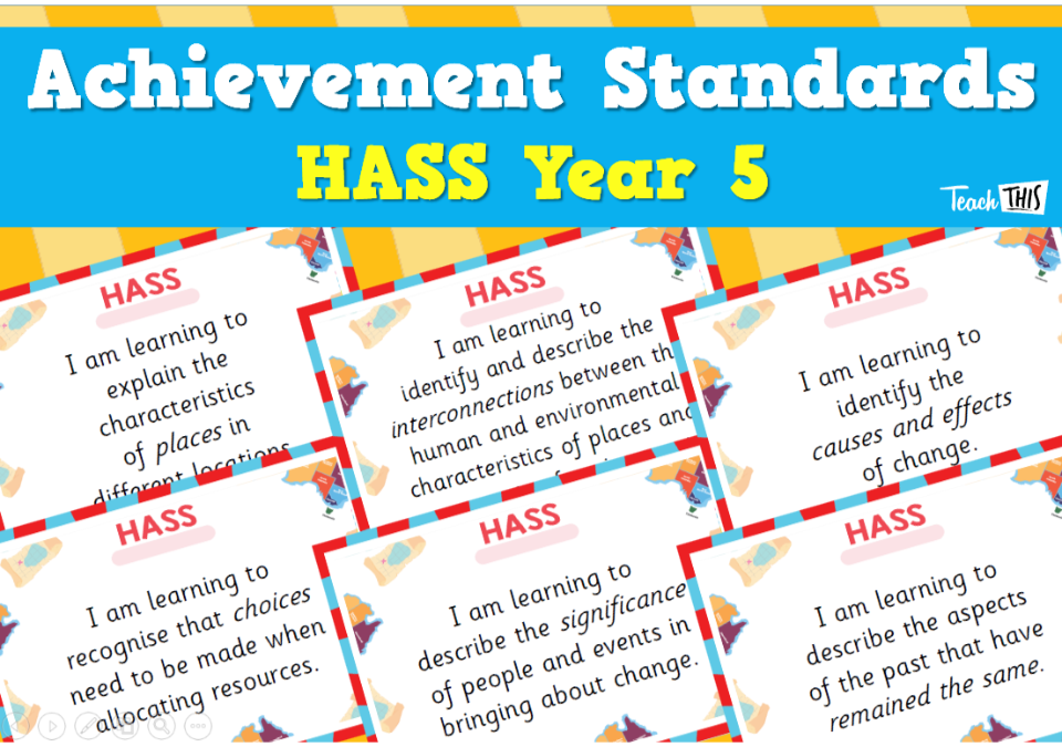 Achievement Standards - HASS Year 5