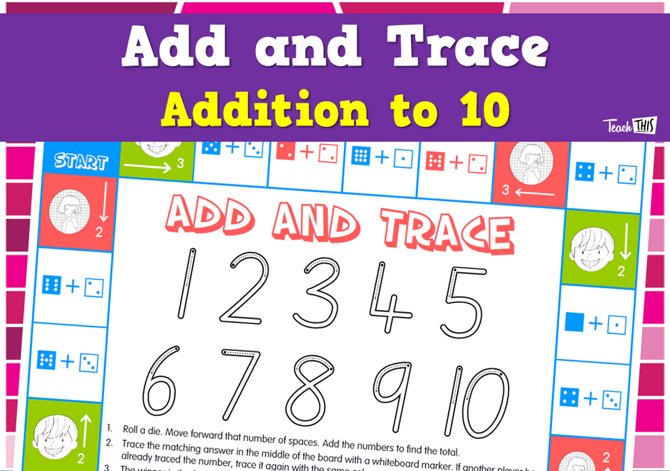 Add and Trace - Addition to 10