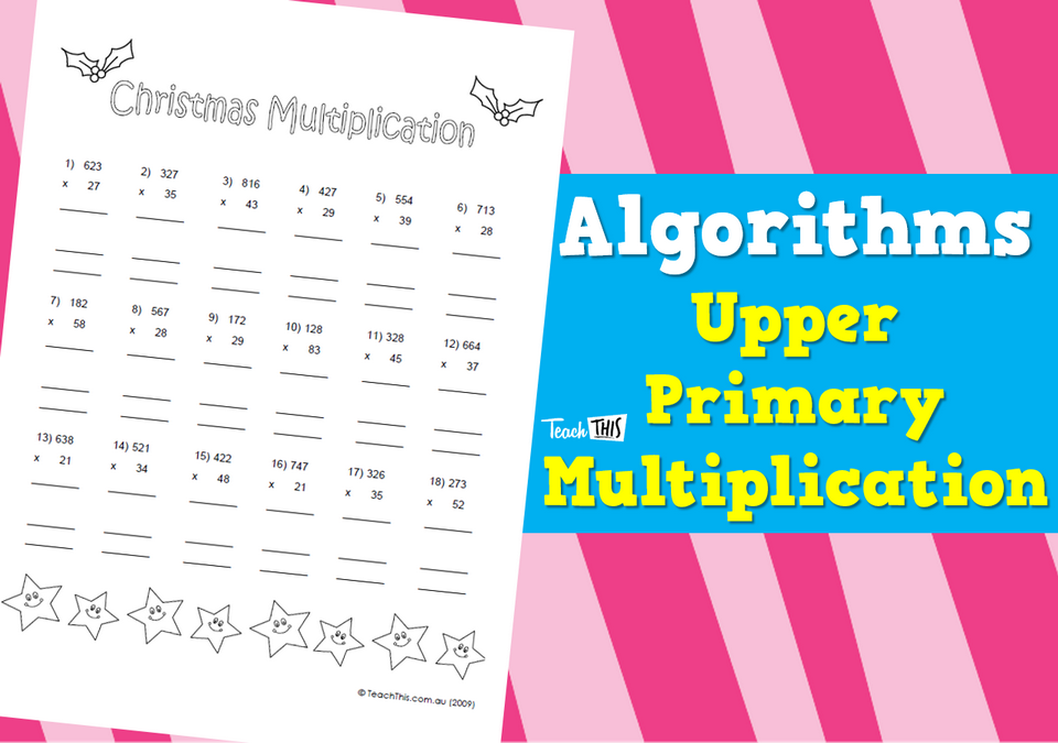 Algorithms - Upper Primary multiplication