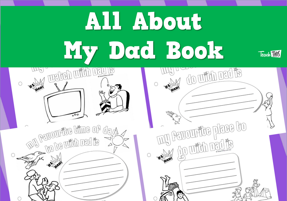 All About My Dad Book