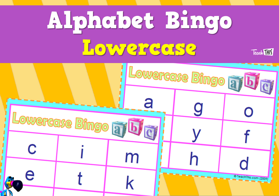 Alphabet Bingo - Lowercase