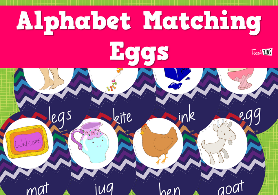 Alphabet Matching Eggs