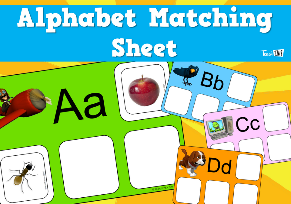 Alphabet Matching Sheets