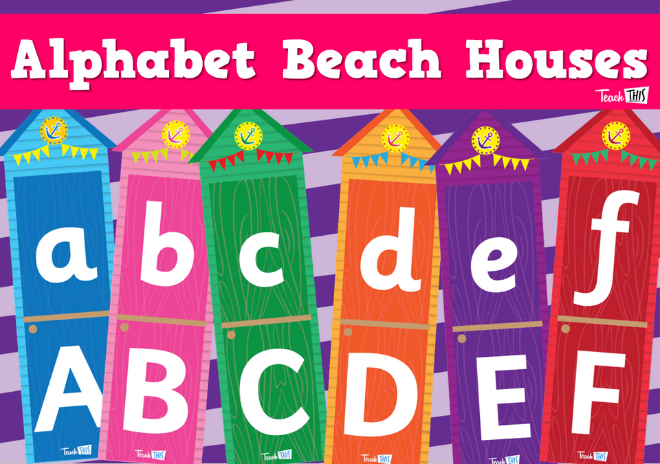 Alphabet Beach Houses