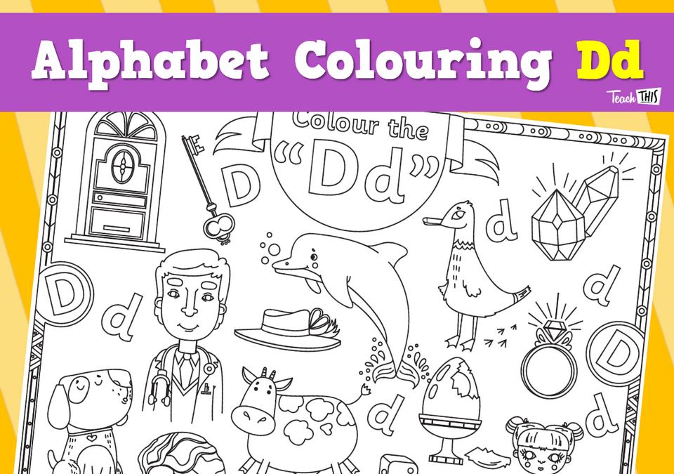 Alphabet Colouring Dd