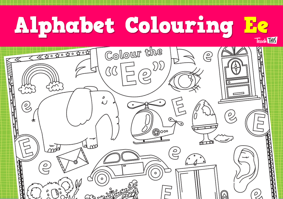 Alphabet Colouring Ee