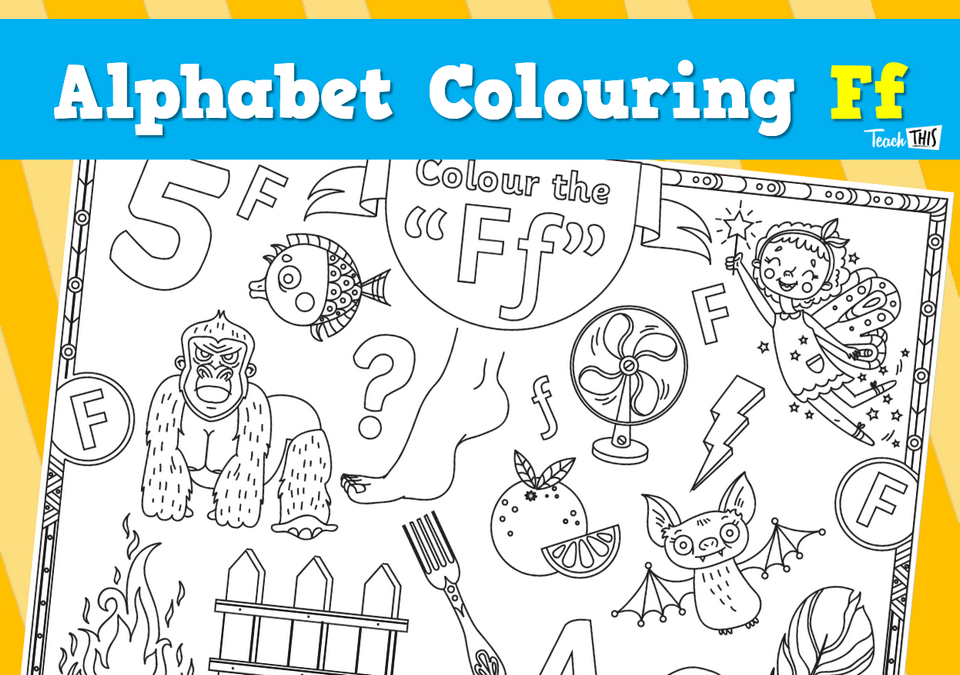 Alphabet Colouring Ff