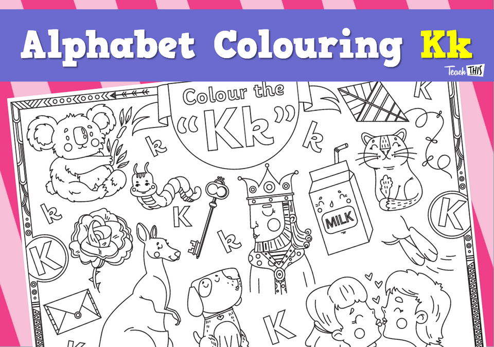 Alphabet Colouring Kk