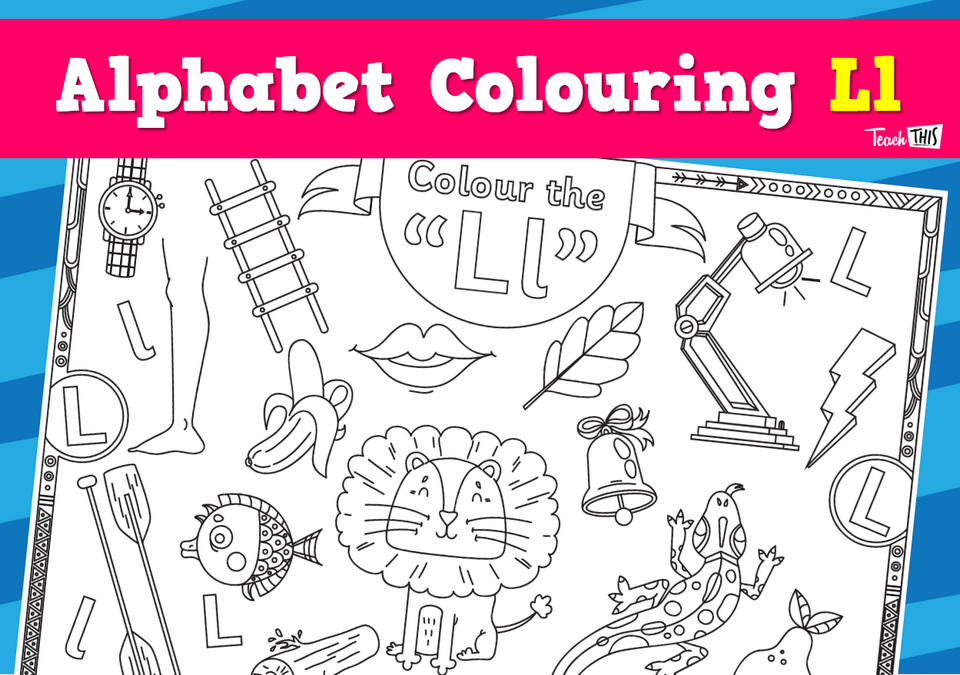 Alphabet Colouring Ll