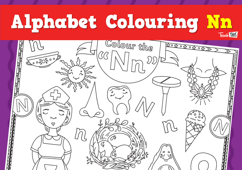 Alphabet Colouring Nn