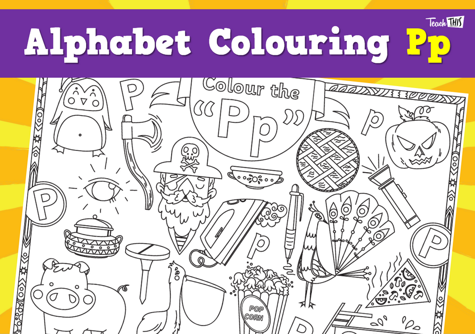 Alphabet Colouring Pp