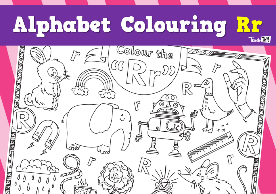 Alphabet Colouring Rr