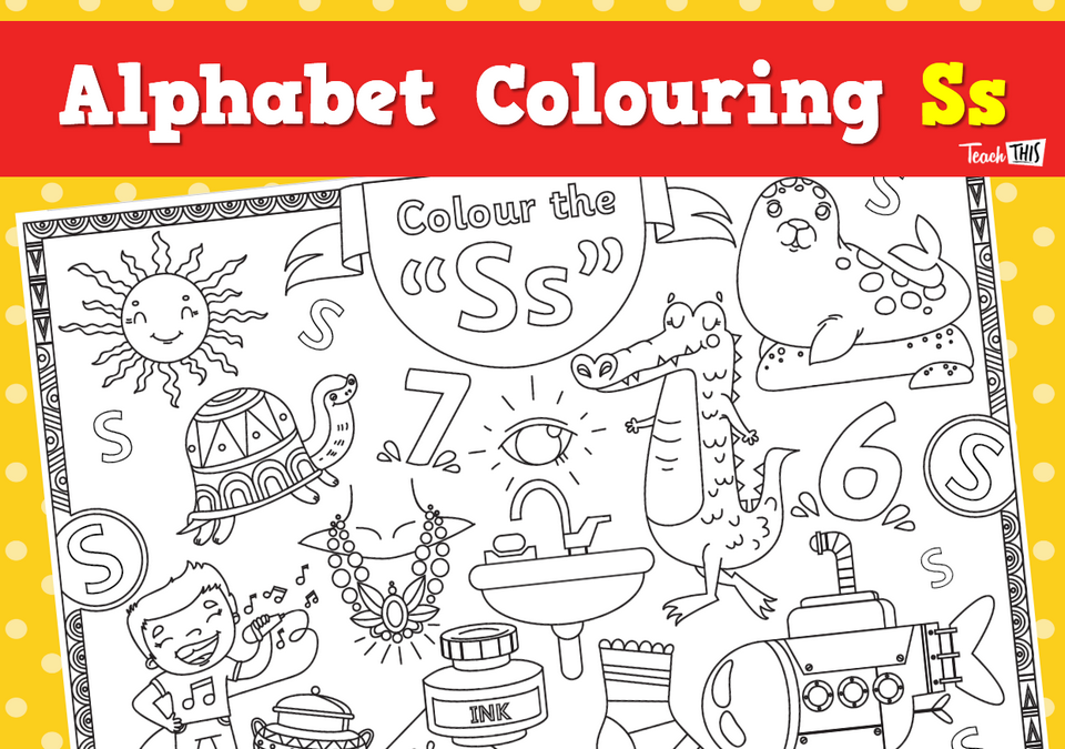 Alphabet Colouring Ss
