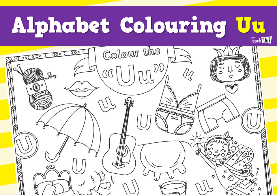 Alphabet Colouring Uu