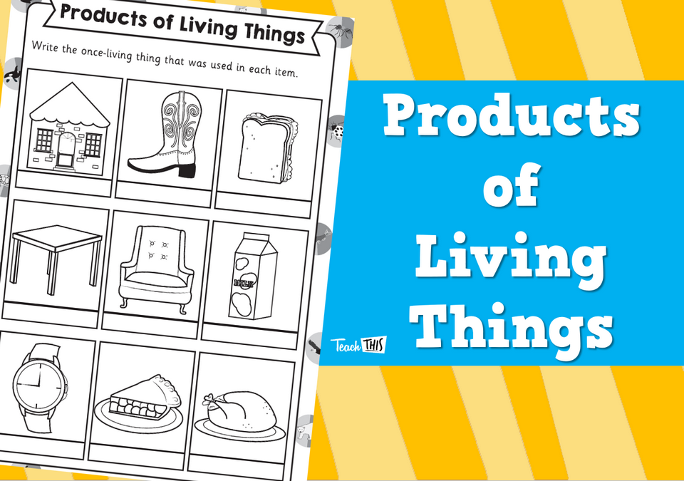 Products of Living Things Assessment