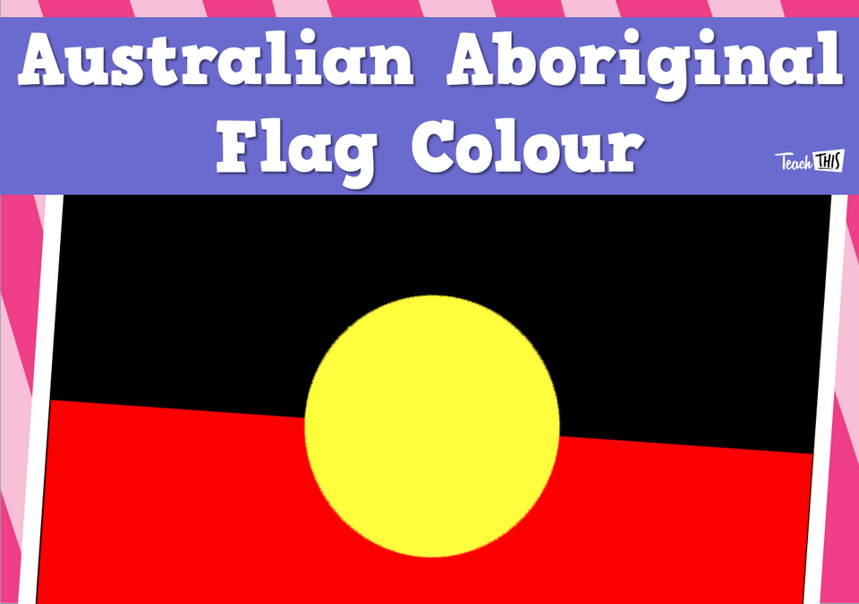 Australian Aboriginal Flag Colour