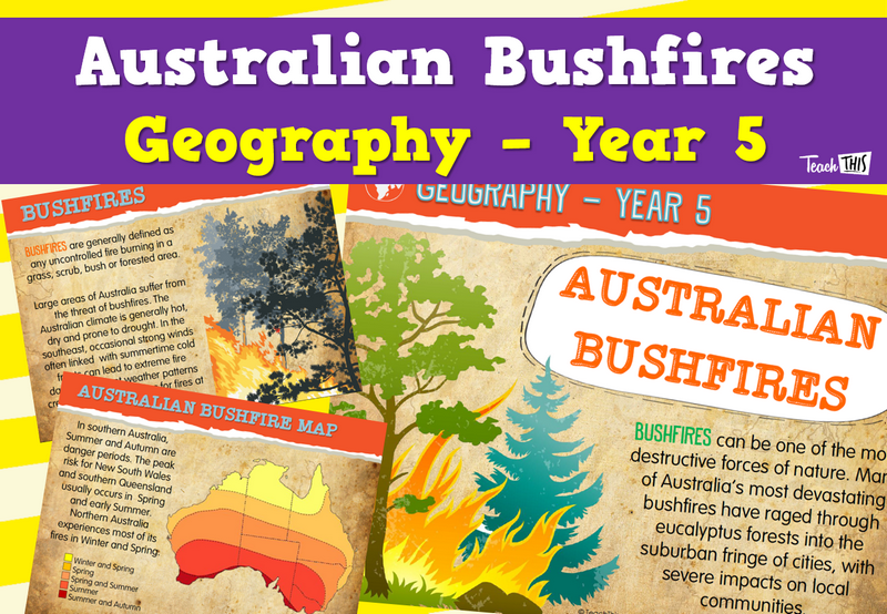 Australian Bushfires Posters - Yr 5