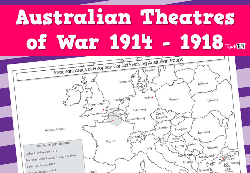 Australian Theatres of War 1914 - 1918