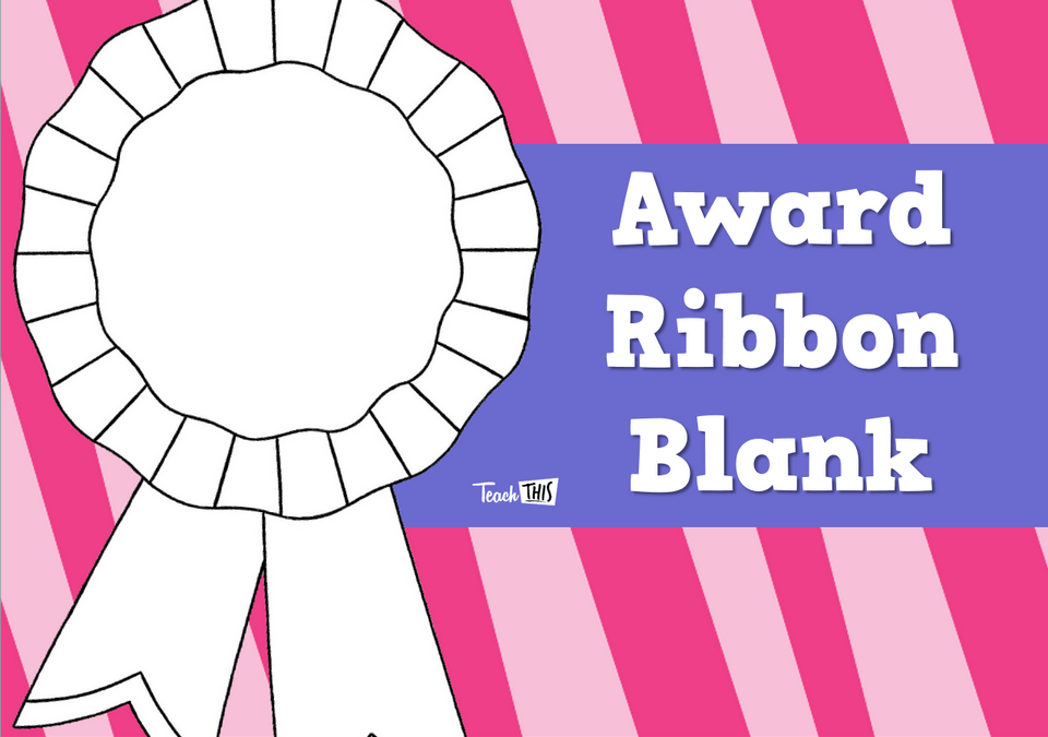 Award Ribbon Blank
