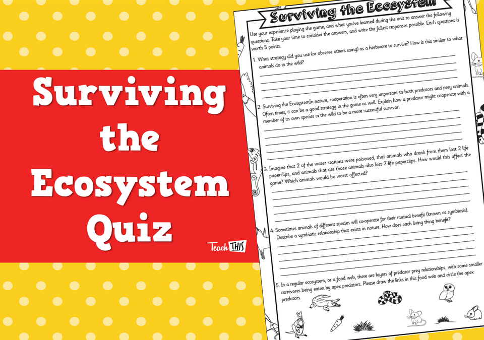 Surviving the Ecosystem Quiz