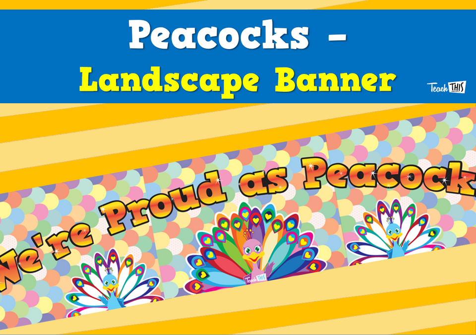 Banner Peacock 3XA3