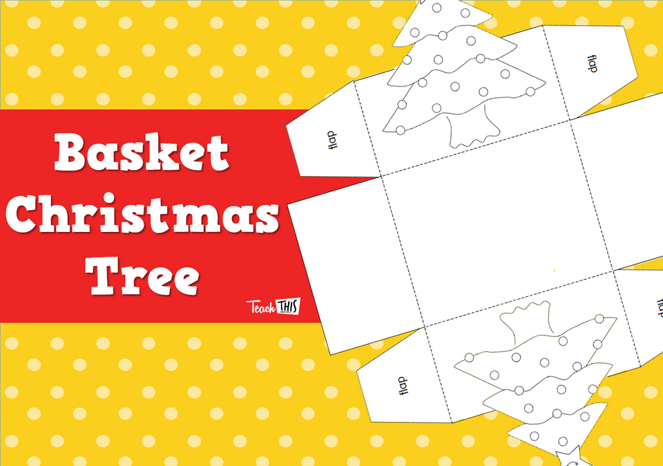 Basket - Christmas Tree