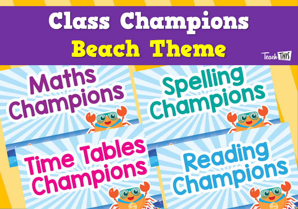 Class Champions - Beach Theme