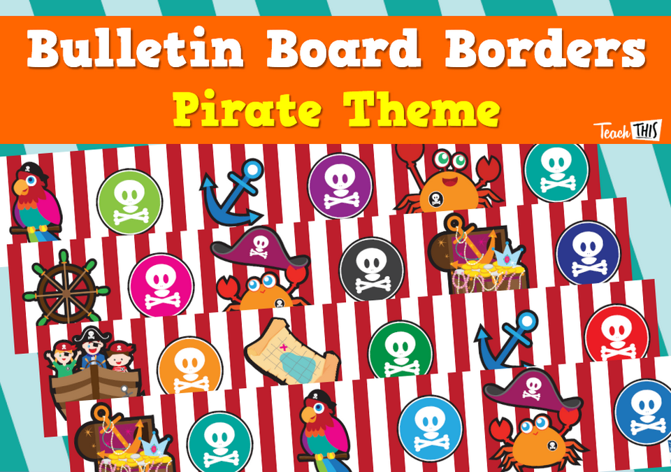 Bulletin Board Borders - Pirate 2