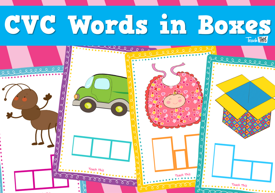 CVC Words in Boxes