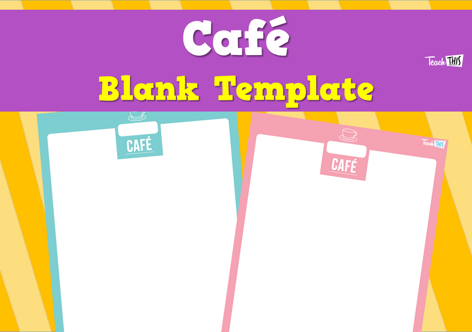 Cafe - Blank Template