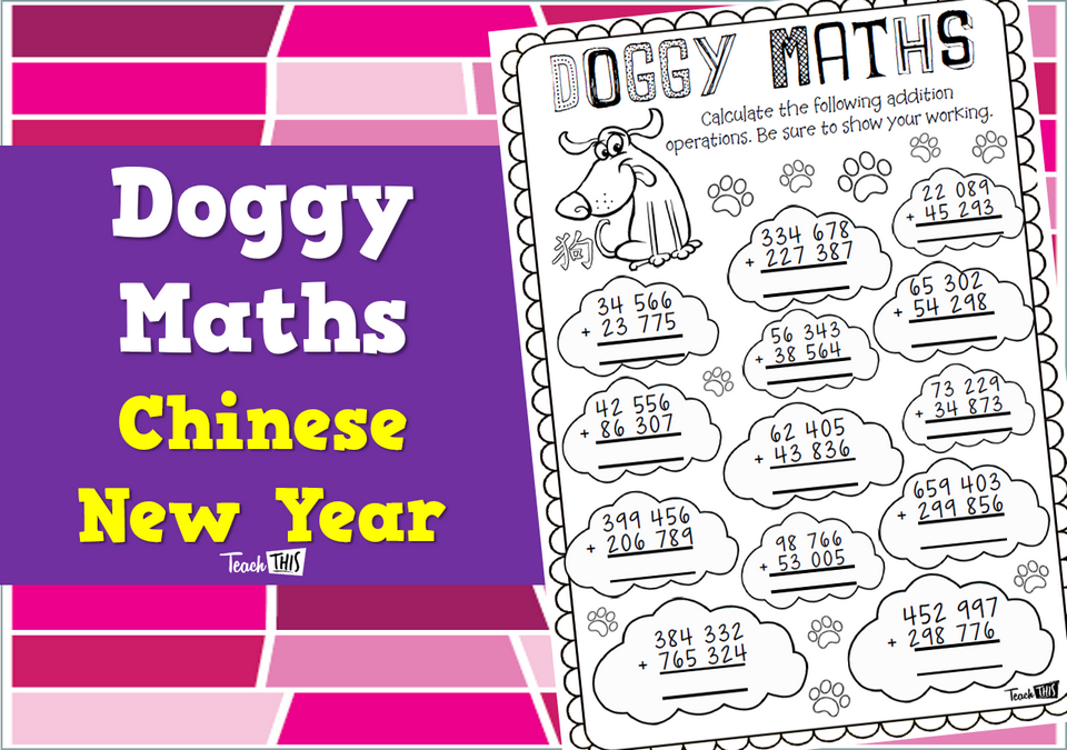 Chinese New Year - Doggy Maths