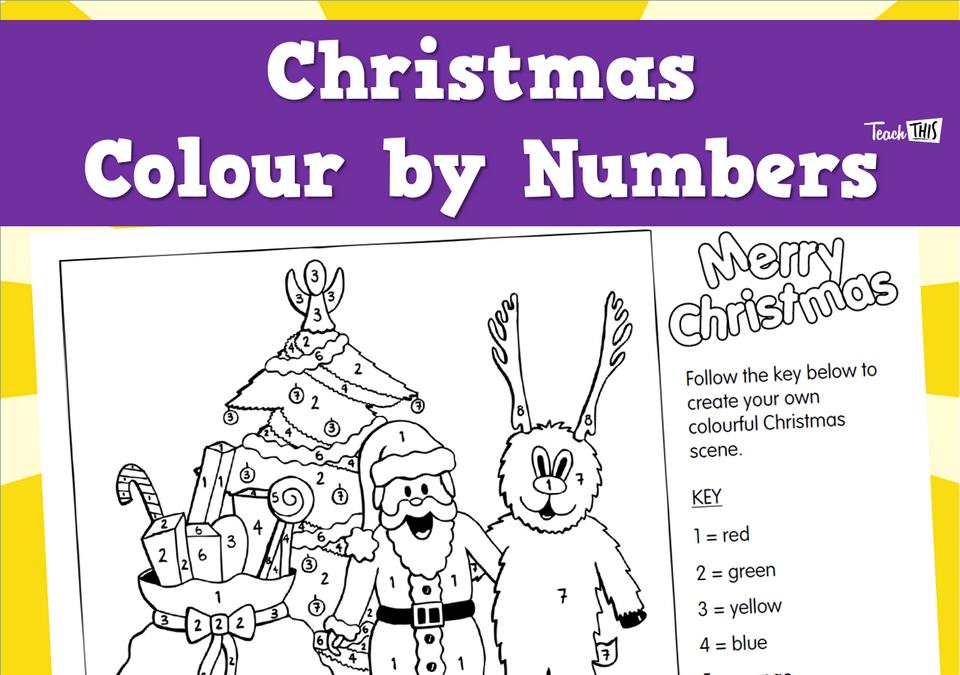 Christmas Colour by Numbers