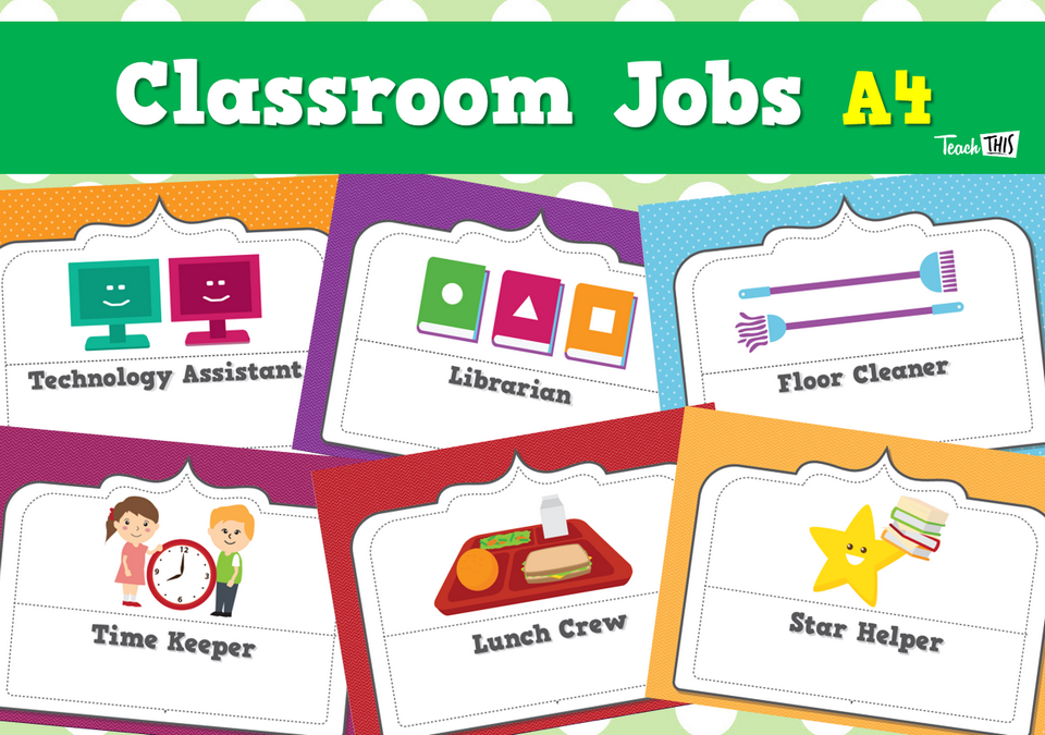 Classroom Jobs A4