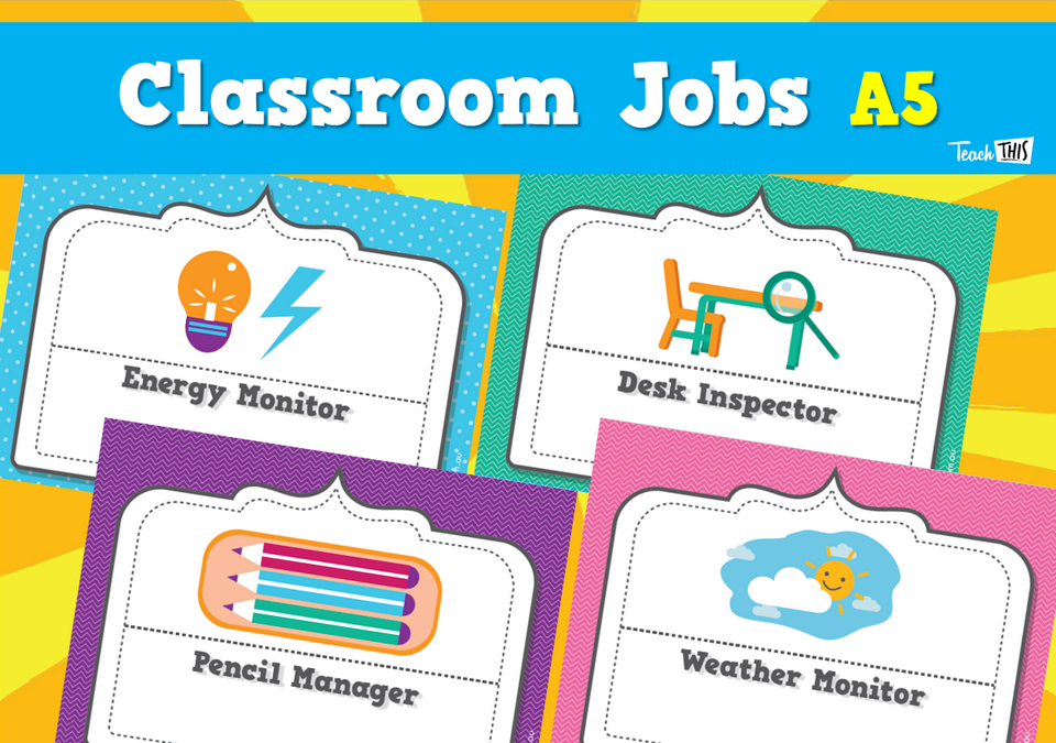 Classroom Jobs A5