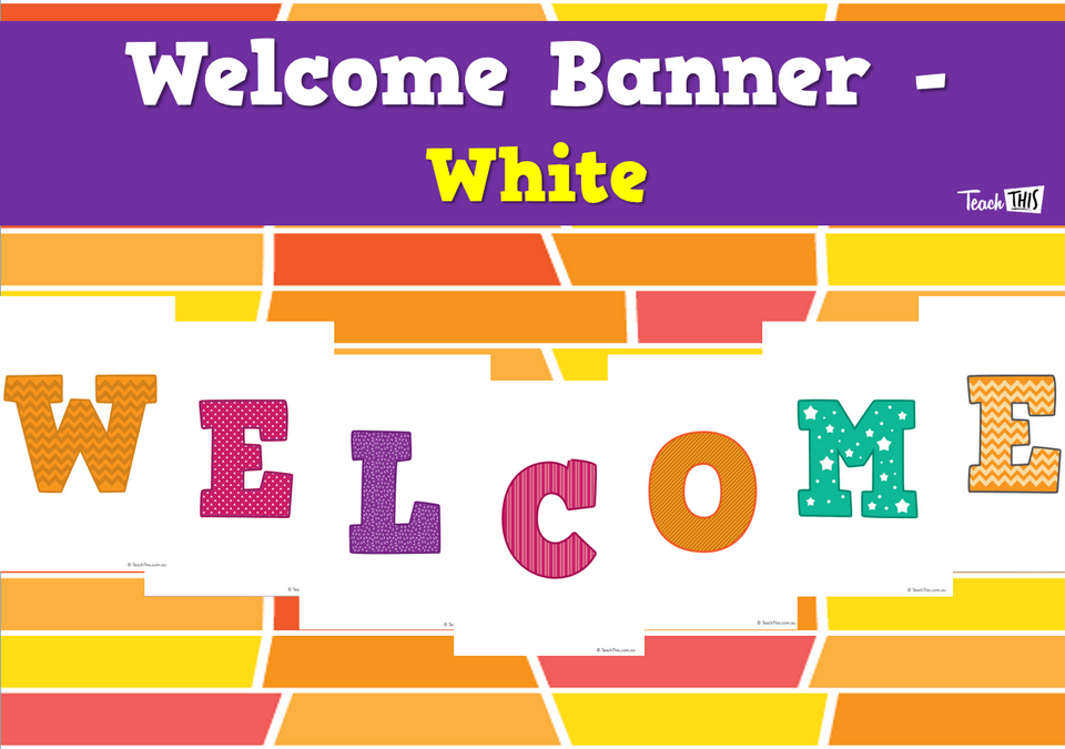 Classroom Welcome Banner