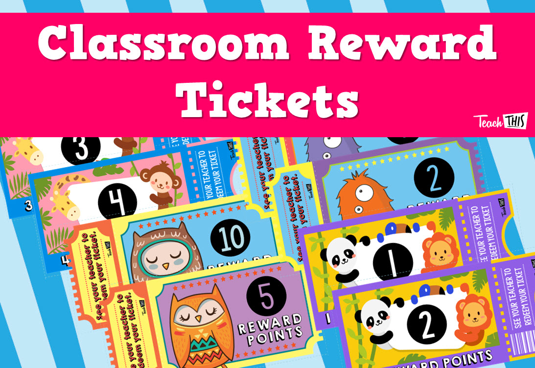 Classroom Reward Tickets