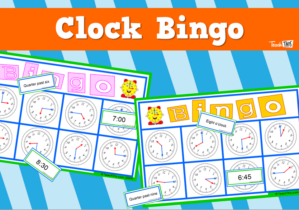 Clock Bingo