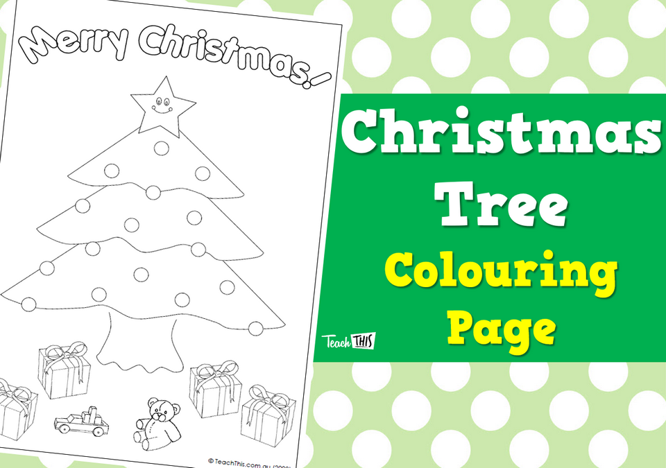 Colouring Page - Christmas Tree