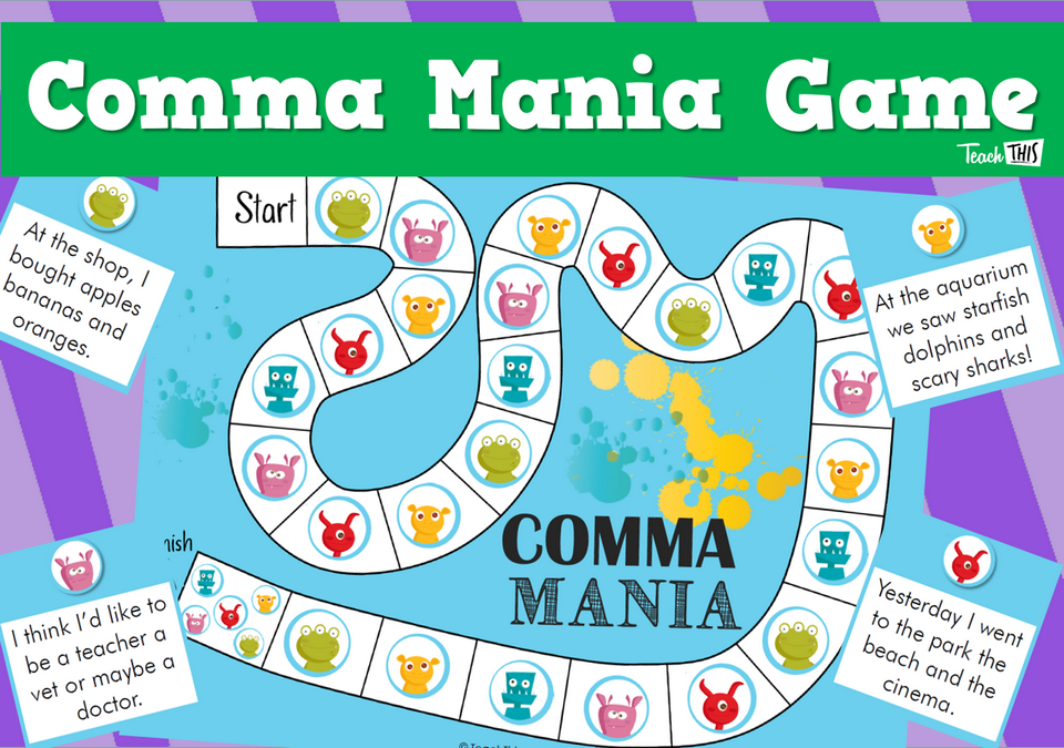 Comma Mania Game