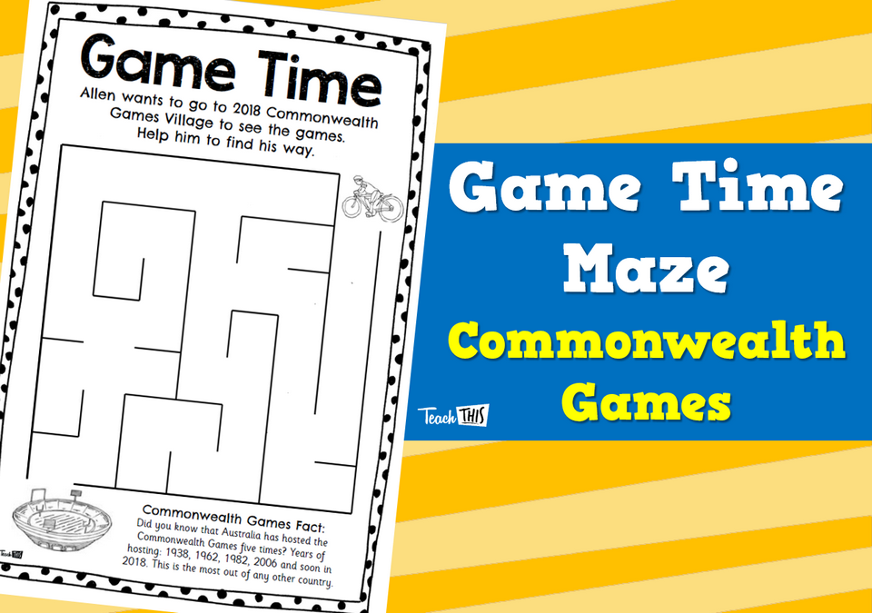 Game Time Maze Commonwealth Games