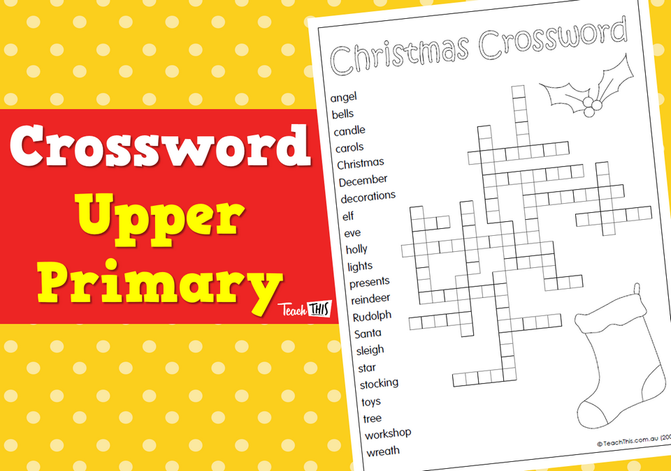 Crossword - Upper Primary