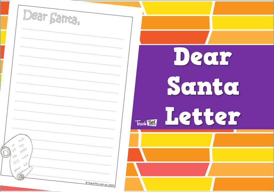 Dear Santa Letter