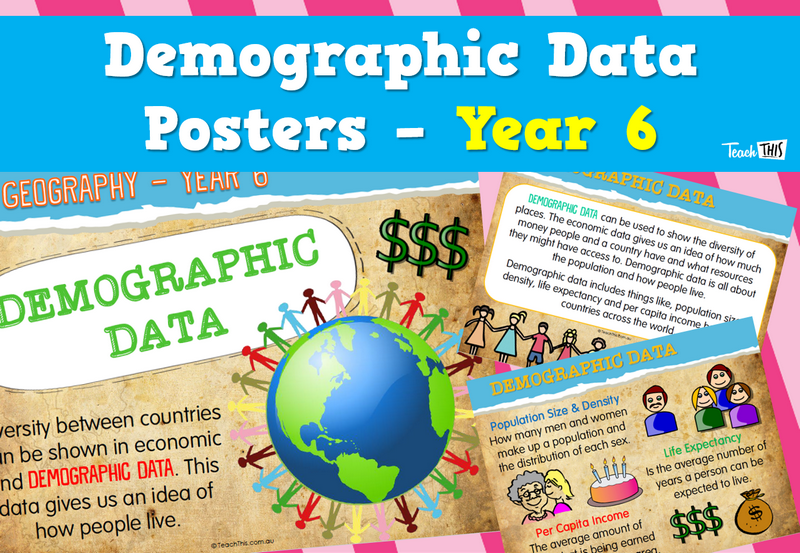 Demographic Data Posters - Year6