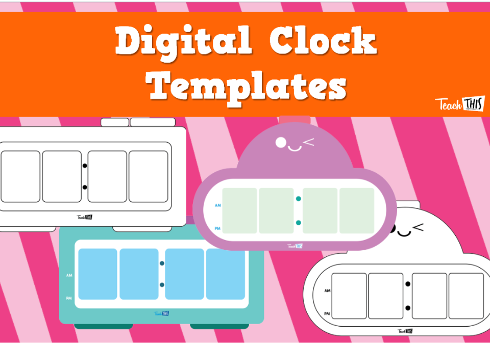 Digital Clock Templates