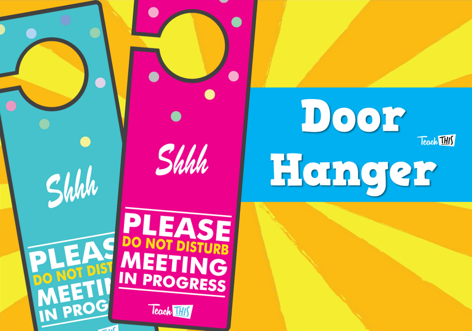 Door Hanger - Do not disturb