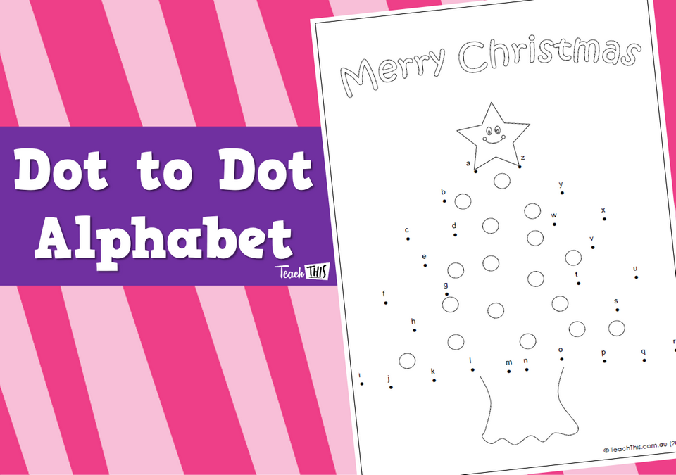 Dot to Dot Alphabet