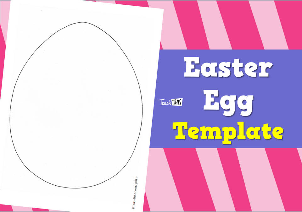 Easter Egg Template