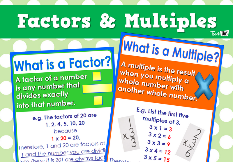 Factors & Multiples