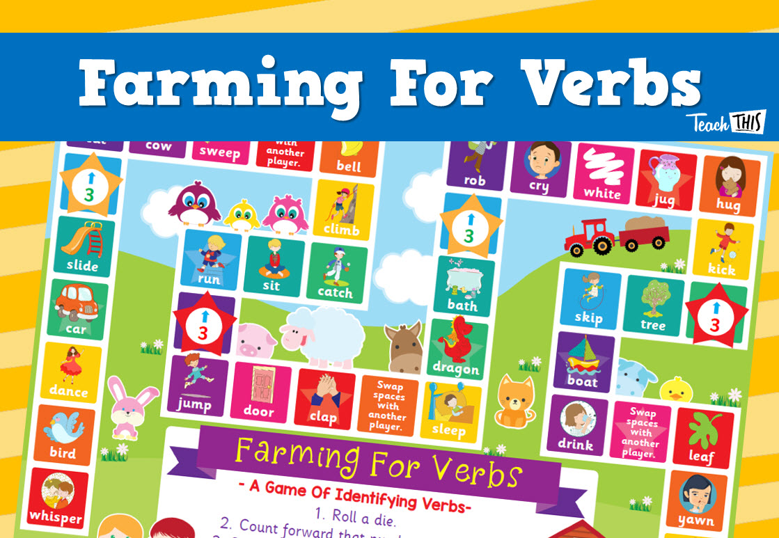 Farming For Verbs Game