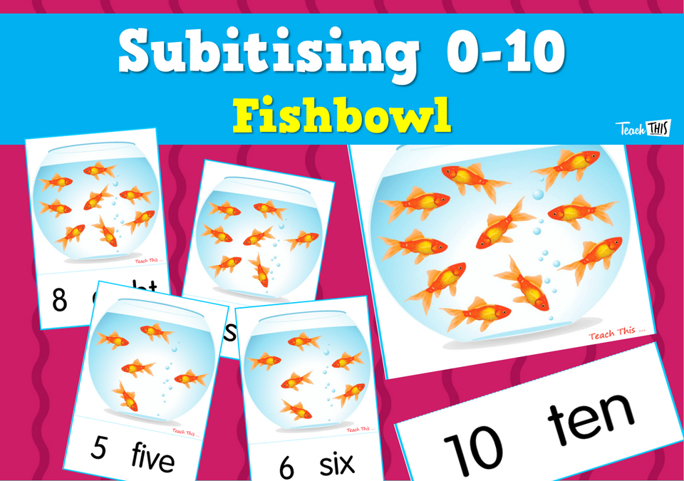 Fishbowl Subitising 0-10